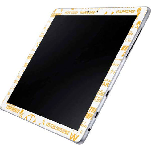 NBA Golden State Warriors Historic Blast Galaxy Book 12in Skin